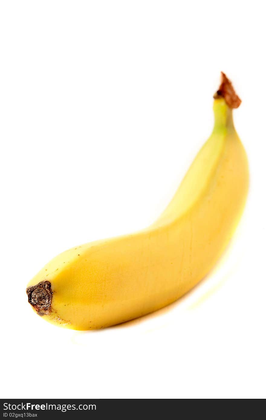 Banana isolated on white