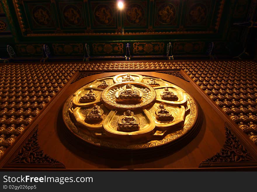 Asian temple , Wat prabaromracha at Thailand. Asian temple , Wat prabaromracha at Thailand