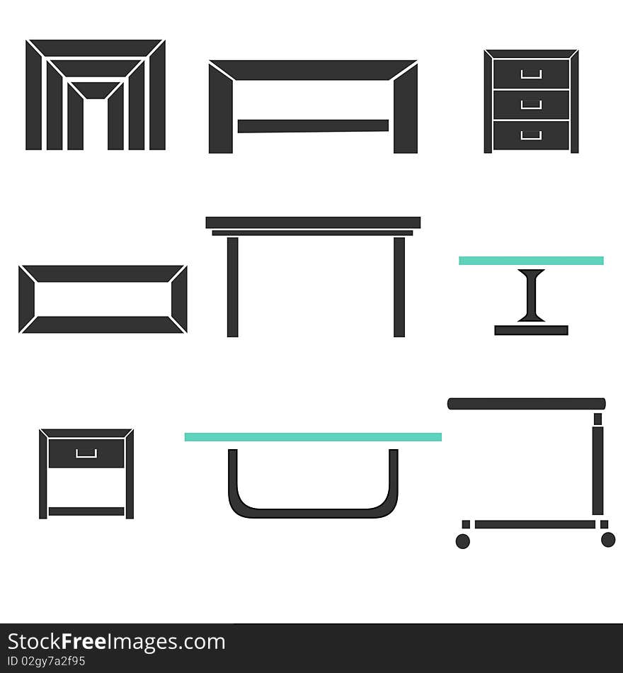 Modern Tables Set