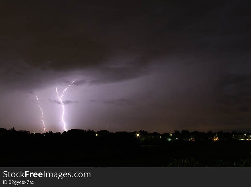 Thunderbolt And Heavy Storm