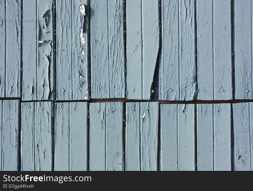 Blue grunge vintage wooden wall. Blue grunge vintage wooden wall