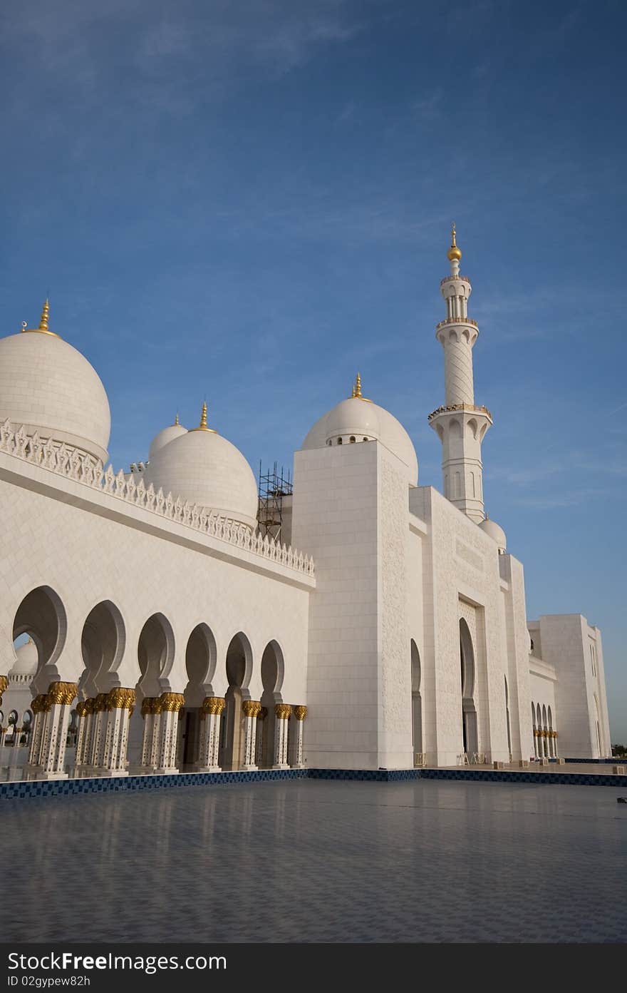 Exterior splendor of the mosque