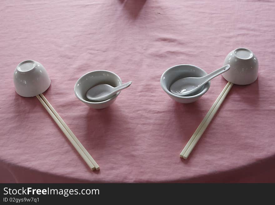 Chopstick and spoon