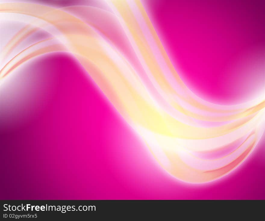 Purple abstract background with light element