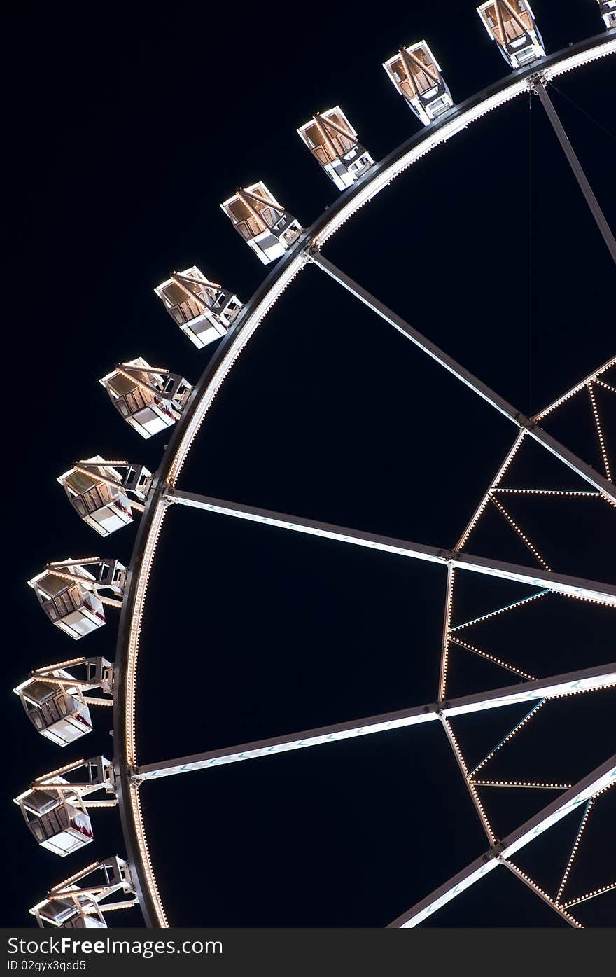 Ferris wheel at amusement park