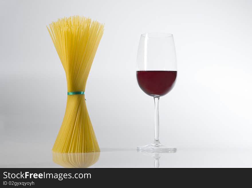 Wine and pasta