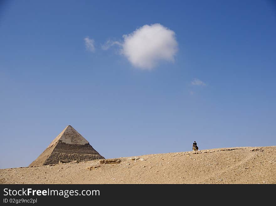 Pyramid, Giza city in Egypt.