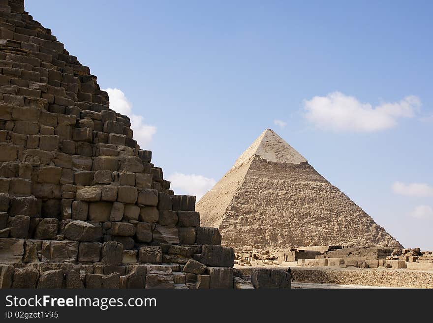 Pyramid, Giza city in Egypt. Pyramid, Giza city in Egypt.