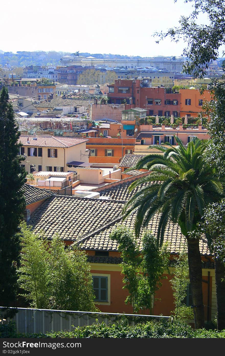 Rome-the panorame of the city