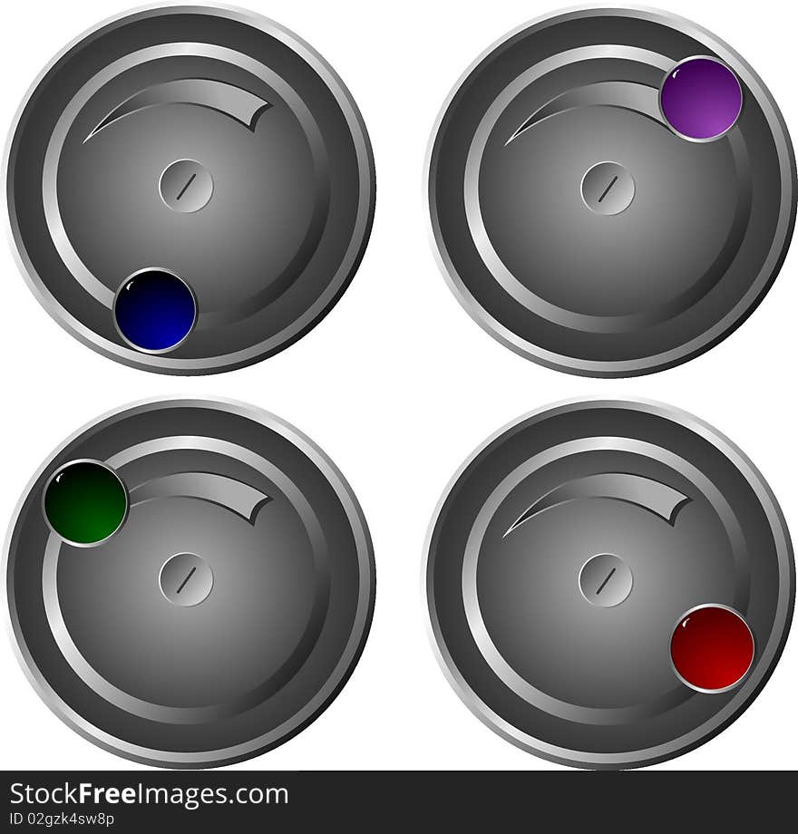 Color buttons