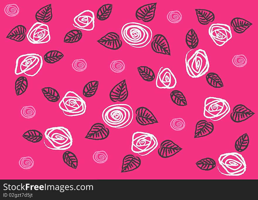 Flower background (can be used for greeting card). Flower background (can be used for greeting card)