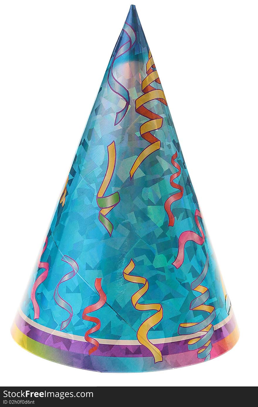 Hat in the form of a cap for celebrating of various events including birthdays. Hat in the form of a cap for celebrating of various events including birthdays.