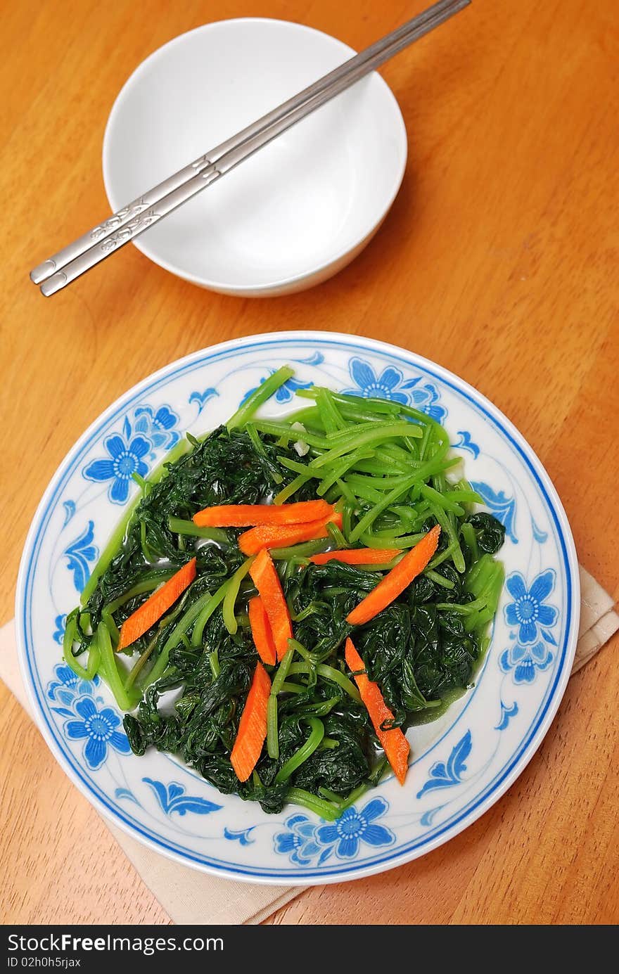 Chinese healthy vegetarian cuisine