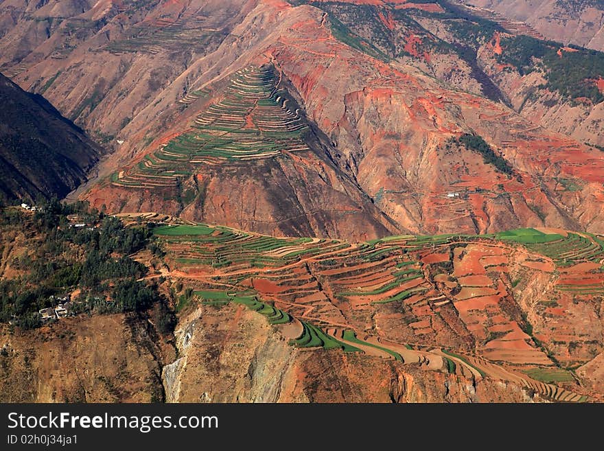 Special geomorphology in the west of China