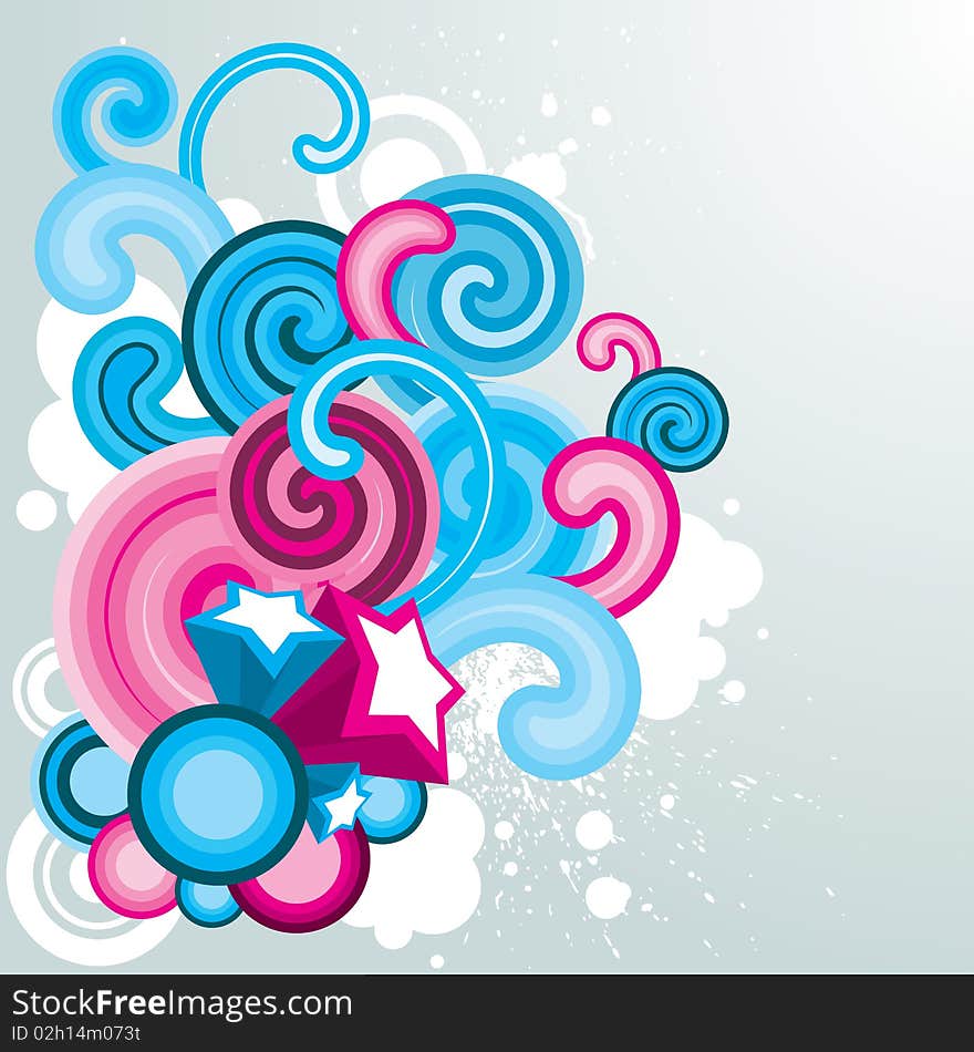 Blue_and_pink_design_element