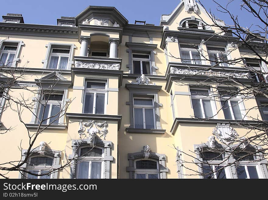 Typical example of architectural style in Hamlin, Germany. Typical example of architectural style in Hamlin, Germany