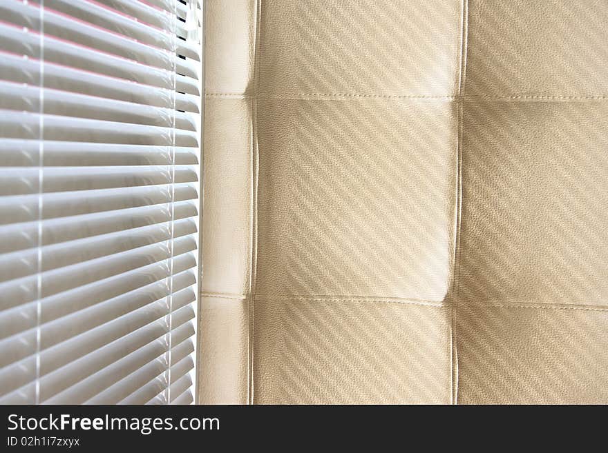 Horizontal blinds as a background