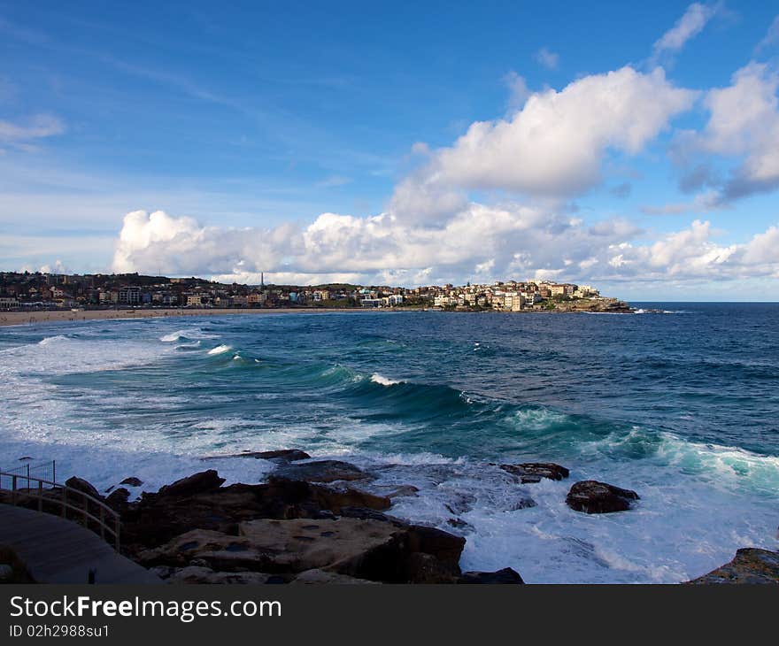 Bondi Beach Cloudy Day