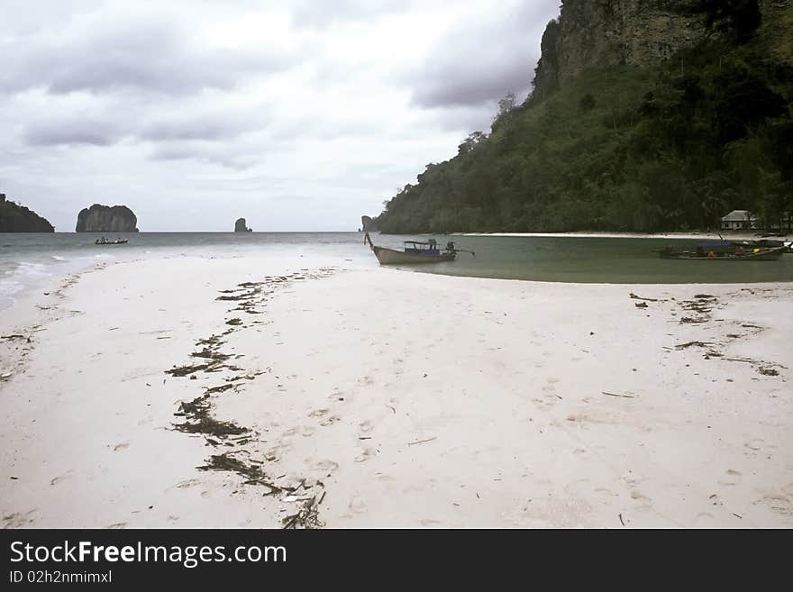 Beach on the small island of Ko Poda, Thailand