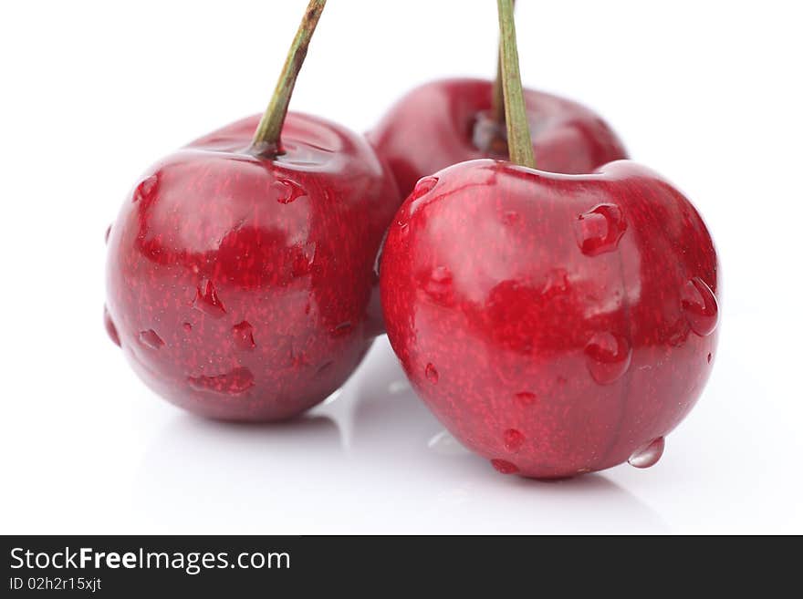 Three berry isolated on white background. Three berry isolated on white background