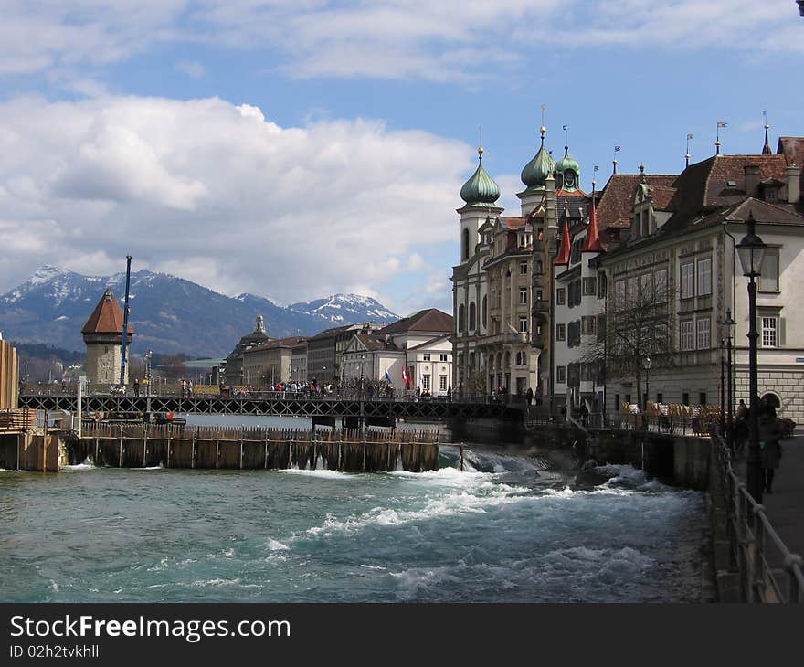 Sping time in lucern switzerland. Sping time in lucern switzerland