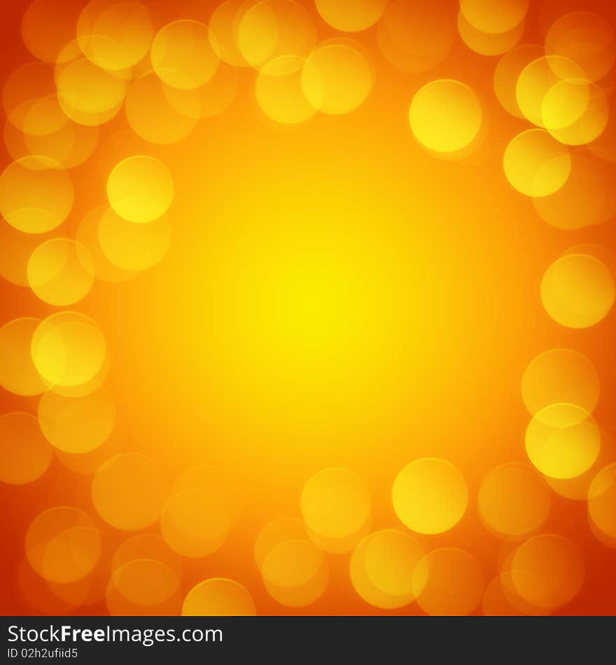 Abstract colorful background illustration with lot of circles