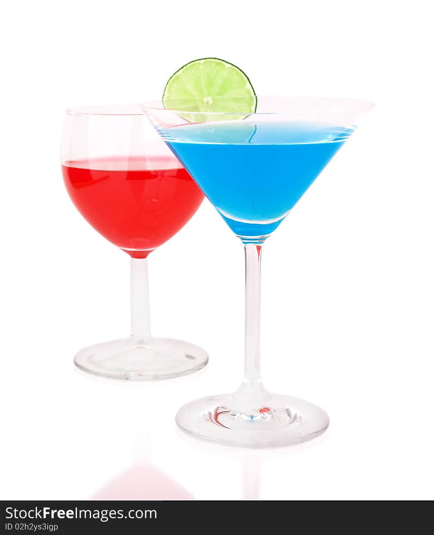 Cocktails Isolated