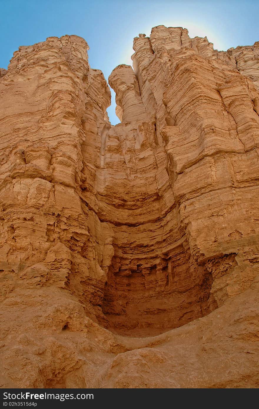 Desert rocks.