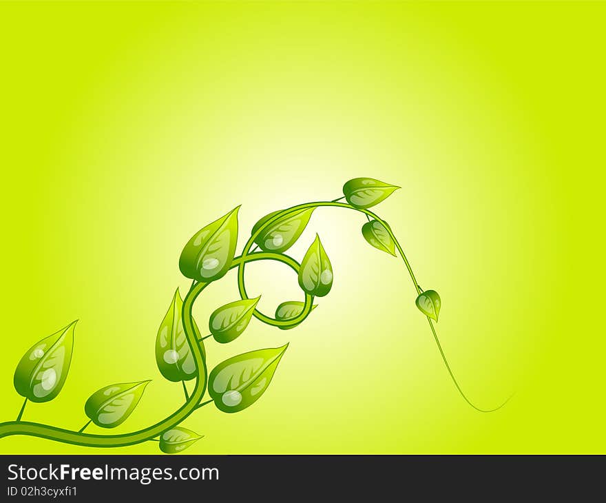 Fresh floral background for your business