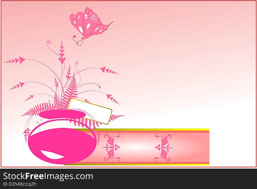 Abstract floral background