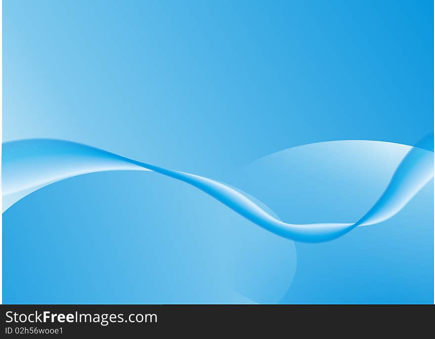 Abstract blue background. white-blue wave. Abstract blue background. white-blue wave