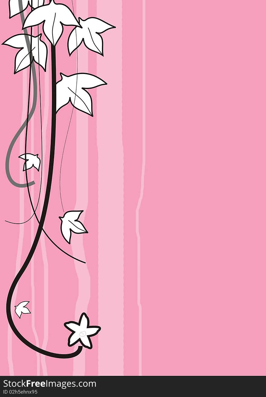 Greeting card with pink color as a background. Greeting card with pink color as a background