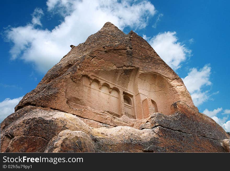 Cappadocia. Ancient cave church