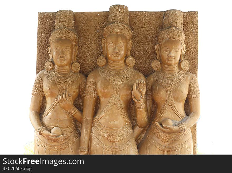 Ancien Thailand Statues