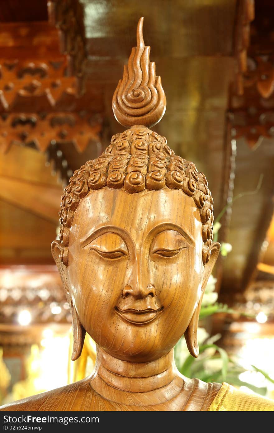 Buddha wooden image