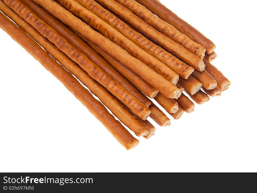 Grain sticks baked of wheat flour