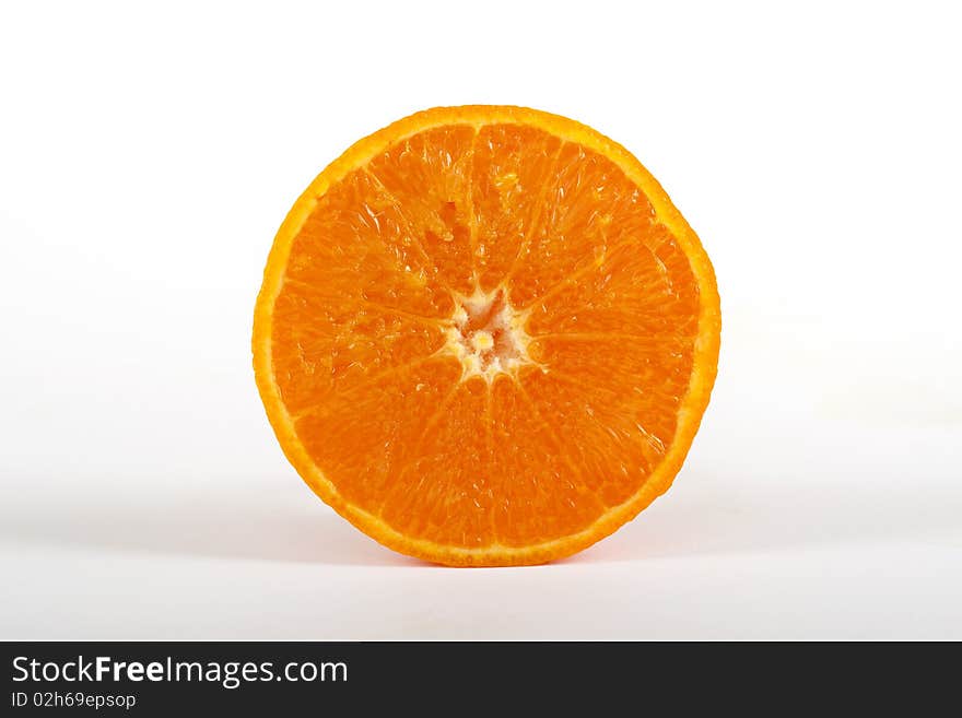 Juicy half orange