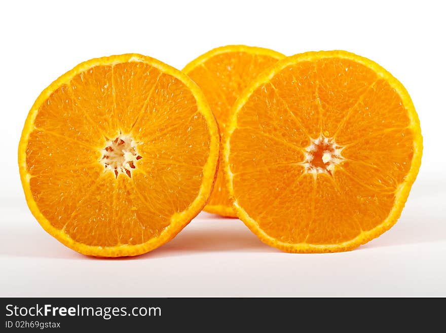 Juicy half orange