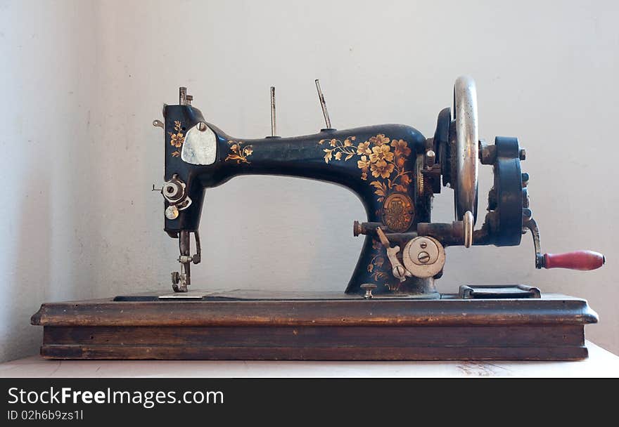 Old sewing machine