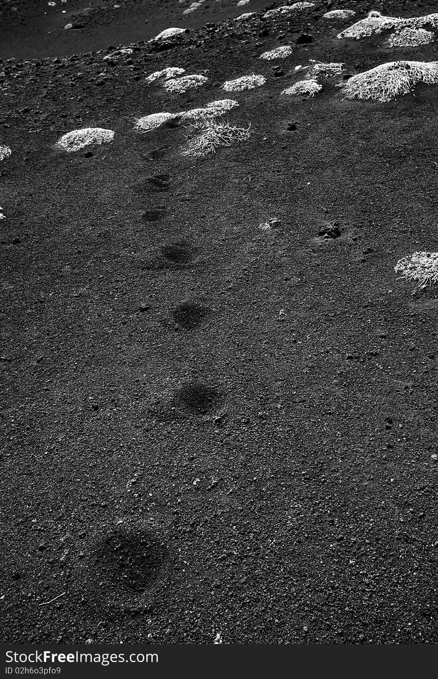 detail of volcano mount Etna crater in Sicily, Italy. detail of volcano mount Etna crater in Sicily, Italy