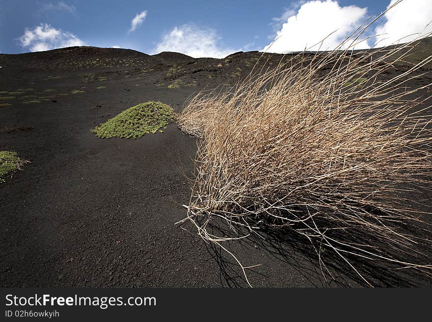 Detail of volcano mount Etna crater in Sicily, Italy. Detail of volcano mount Etna crater in Sicily, Italy