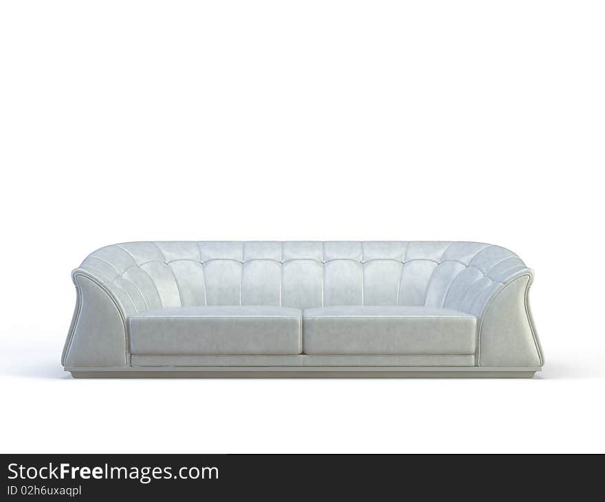 Stylish violet sofa