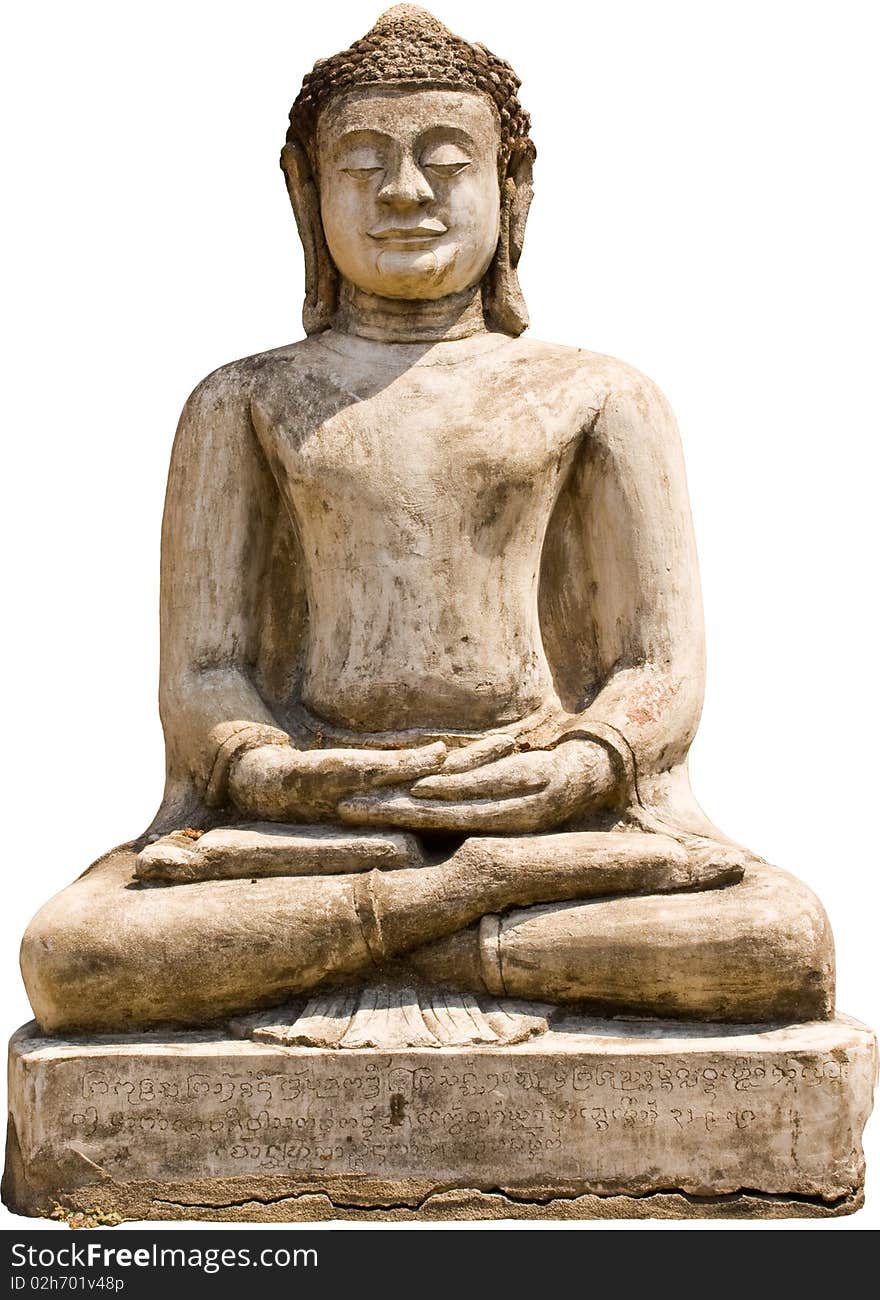 The old Buddha , art and culture of Buddha religion