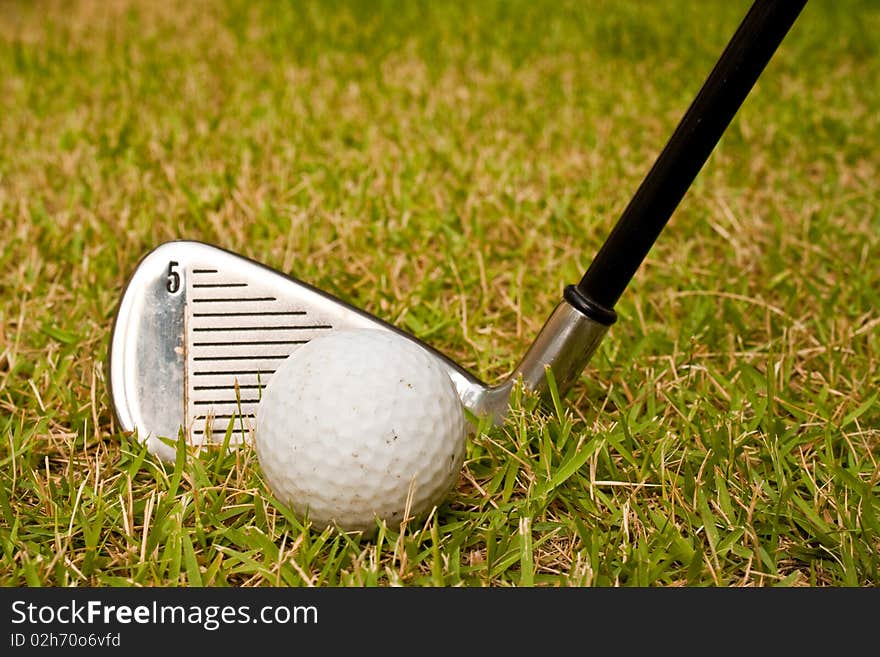 Golf , a training of golf and mind