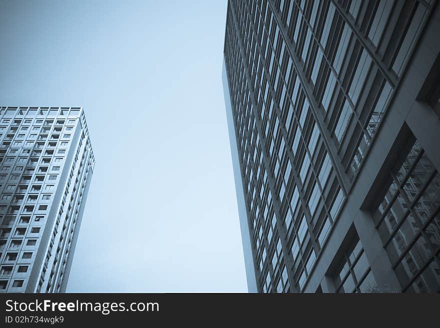 Modern building，the office in city。