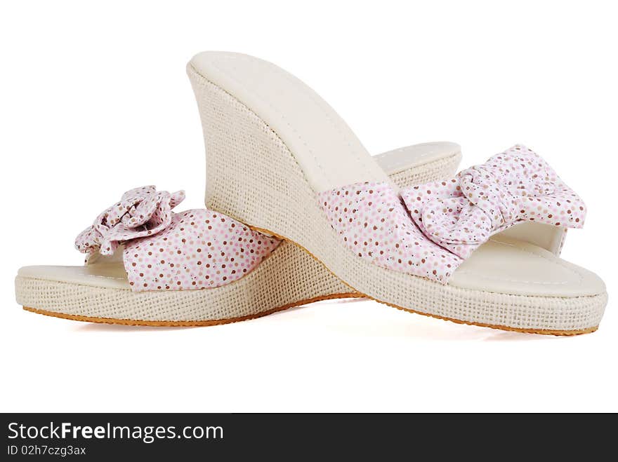 This is a beautiful ladies casual shoes isolated on a white background.