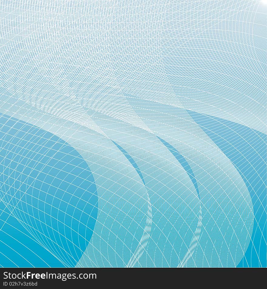 Wavy abstract background