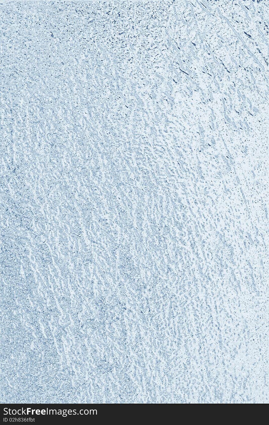 Texture of the ice surface