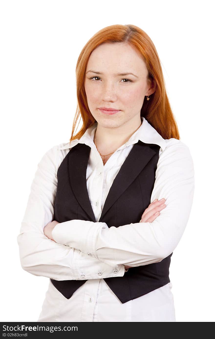 Portrait Of Redhead Girl