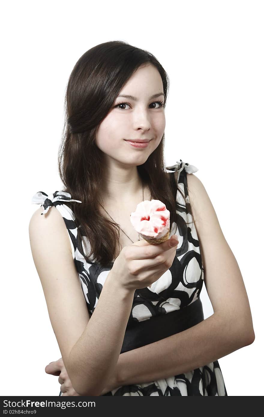 Girl With Ice Cream